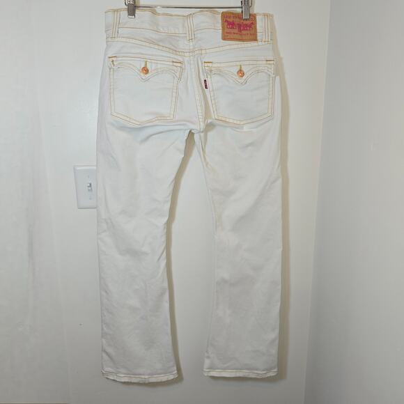 Levi’s 504 Slouch Flare 90’s Y2K Low Rise Light Wash Jeans Size 11M - Picture 5 of 9